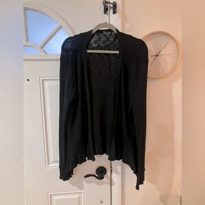 Left of Center “Tilda” Open Front Cardigan - Medium - black